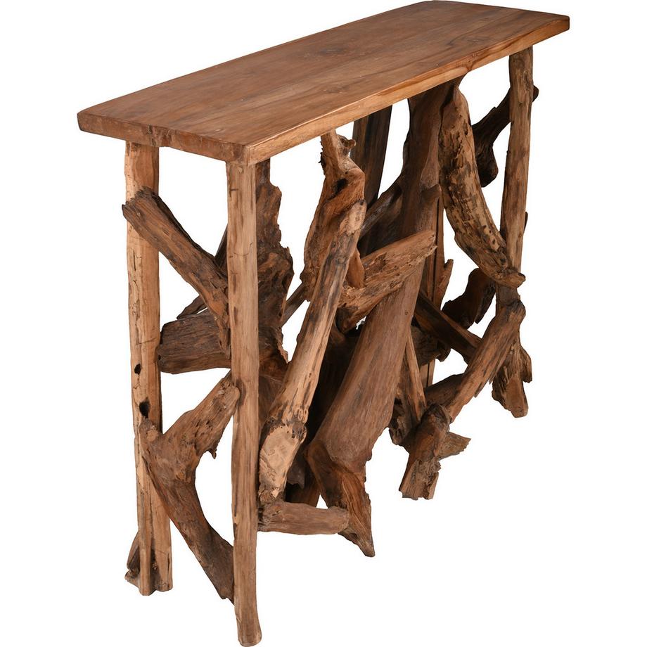 mutoni Konsolentisch Conso Teak natur 99x30  