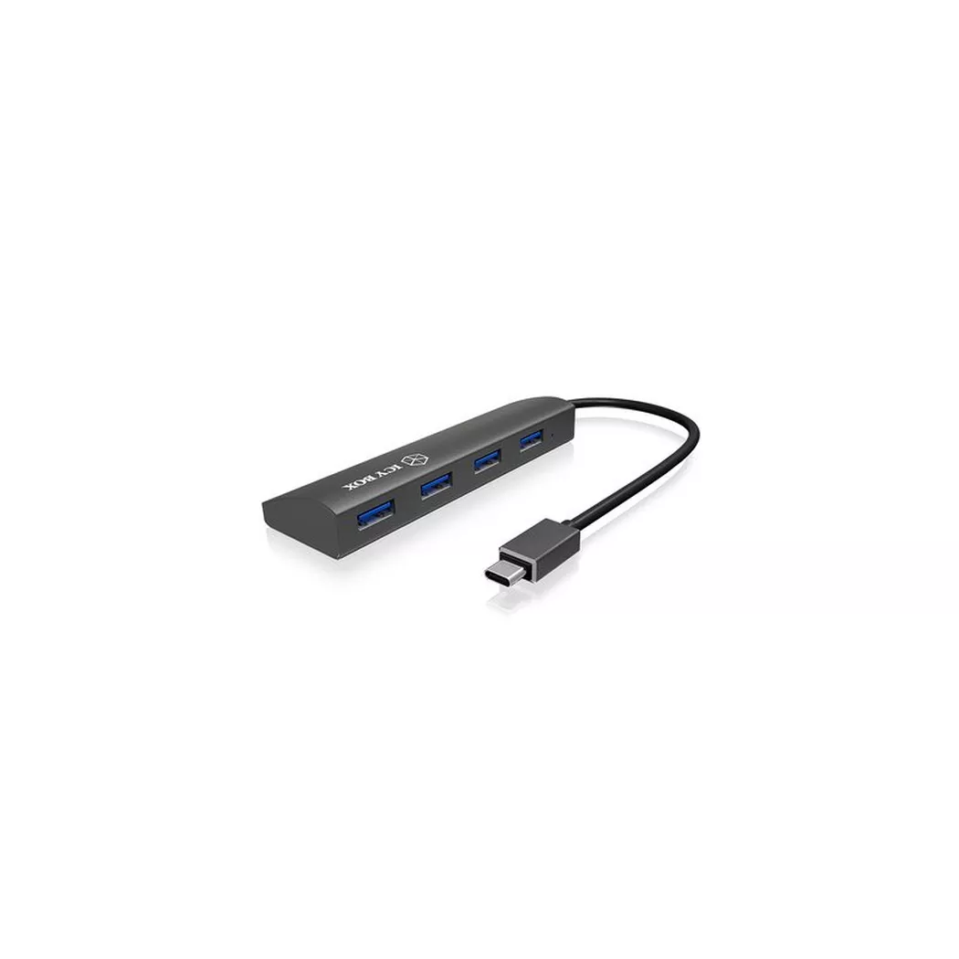 ICY BOX IB-AC6405-C USB 3.2 Gen 1 (3.1 Gen 1) Type-C 5000 Mbit/s Anthracite