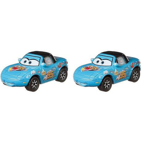 Mattel  Disney Cars Dinoco Mia & Dinoco Tia (1:55) 