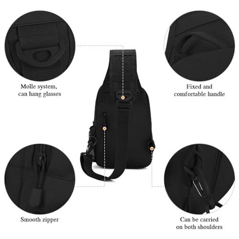 Only-bags.store Sac Tactique Bandoulière Poitrine  