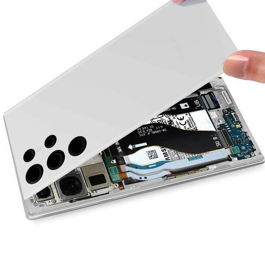 SAMSUNG  Cache Batterie Galaxy S22 Ultra Blanc 