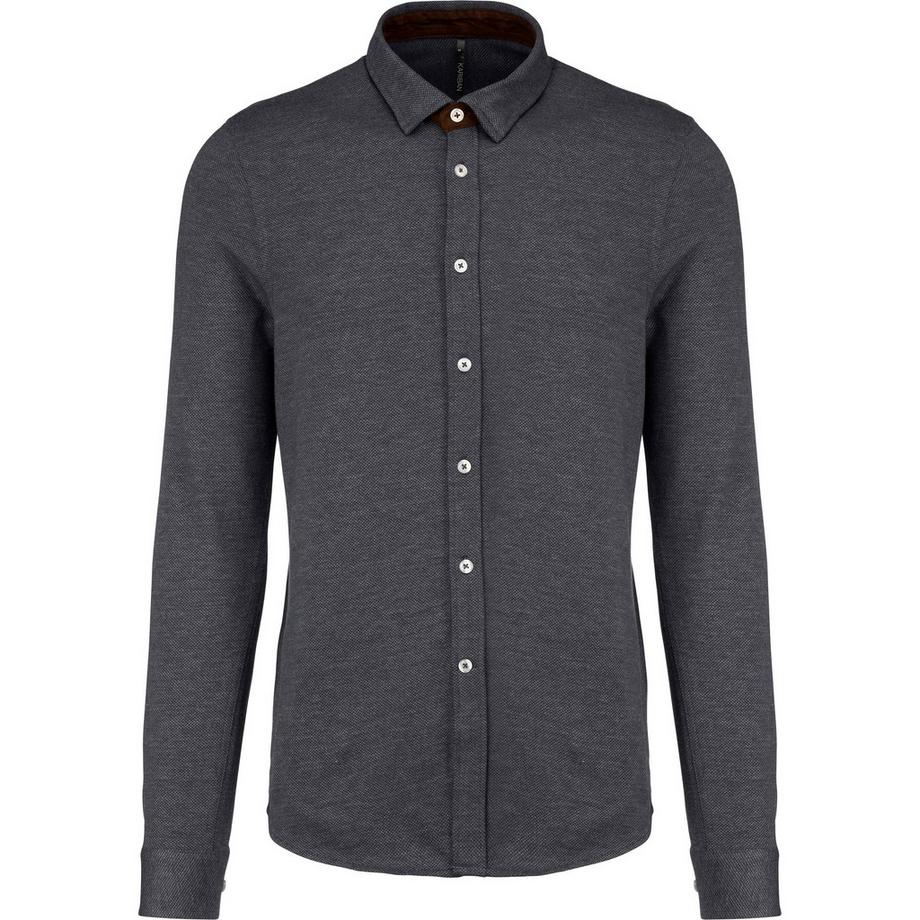 Kariban Camicia Jacquard  