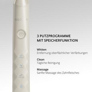AILORIA SHINE BRIGHT SET USB-Schallzahnbürste  