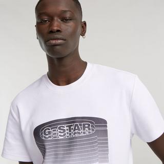 G-STAR  t-hirt g-tar tacked old kool logo 