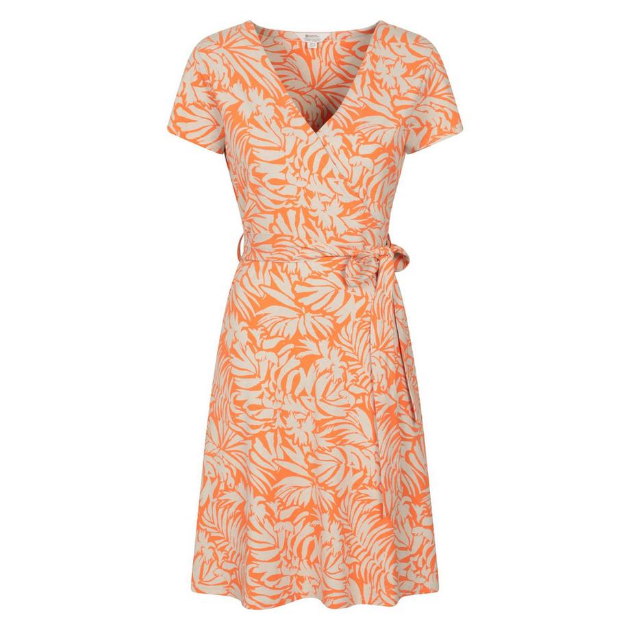 Robe Motif Imprimé Style Portefeuille Santorini