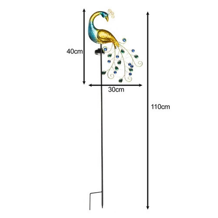 Gardlov Gardlov 25281 Pfauen-Solarlampe  