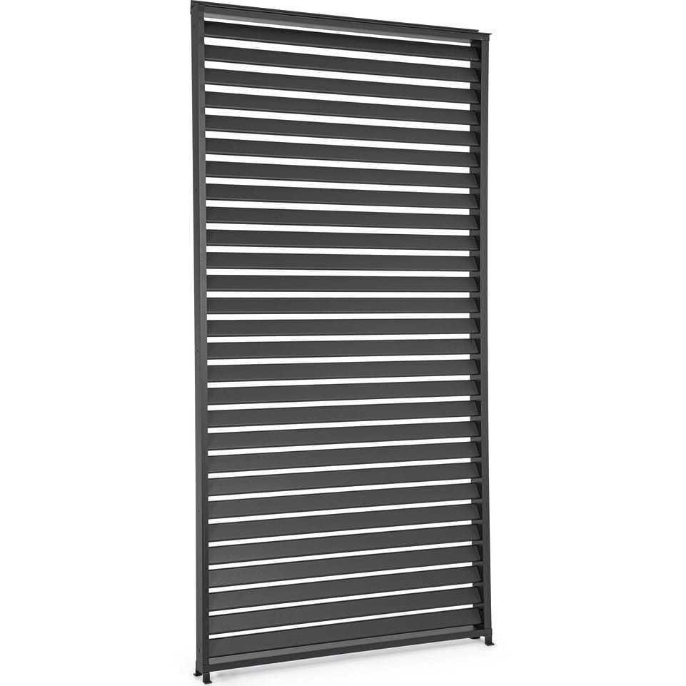 mutoni Tonnelle de protection solaire Ocean anthracite 123x238  