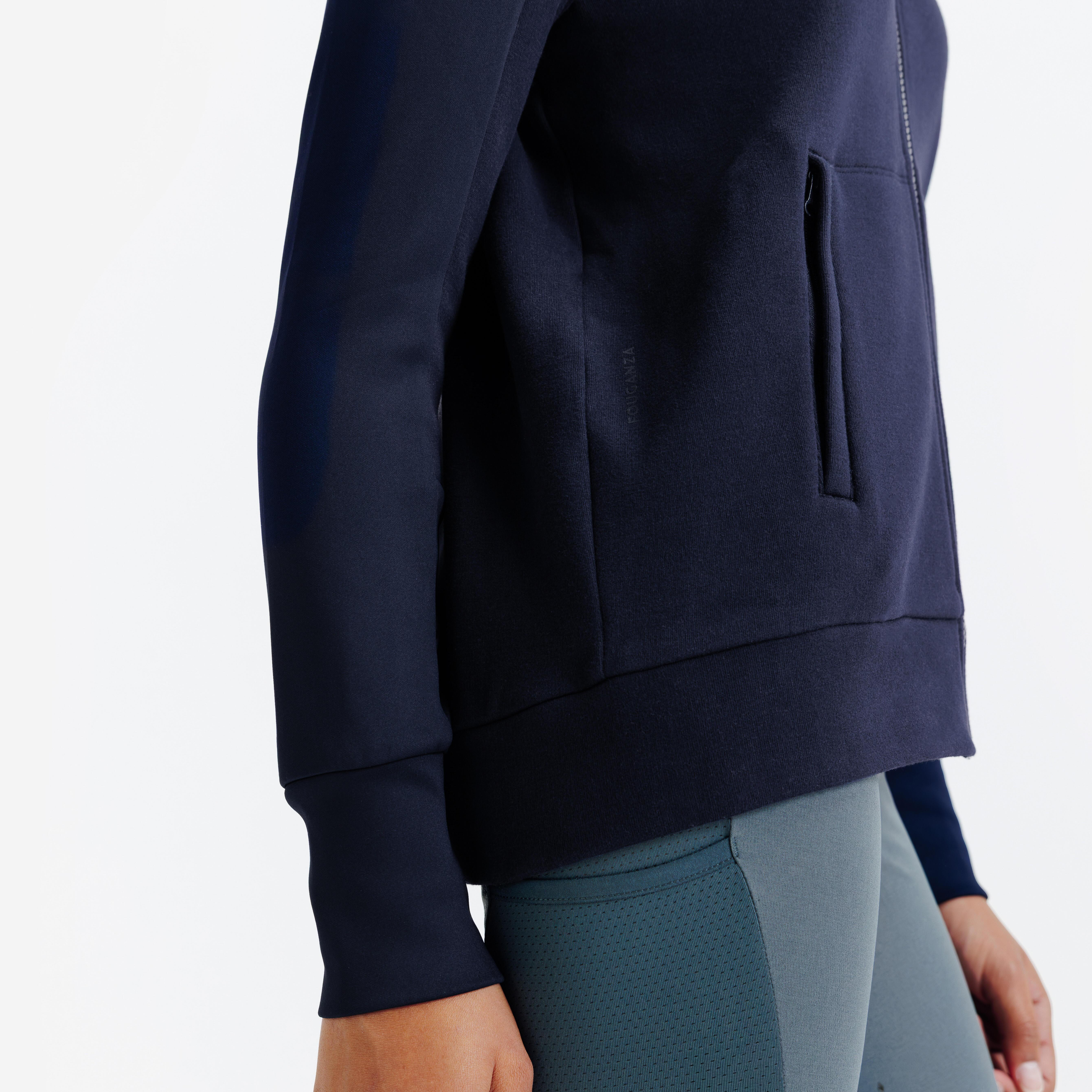 FOUGANZA  Sweatshirt Kinder Reiten - Bewegungsfreiheit 