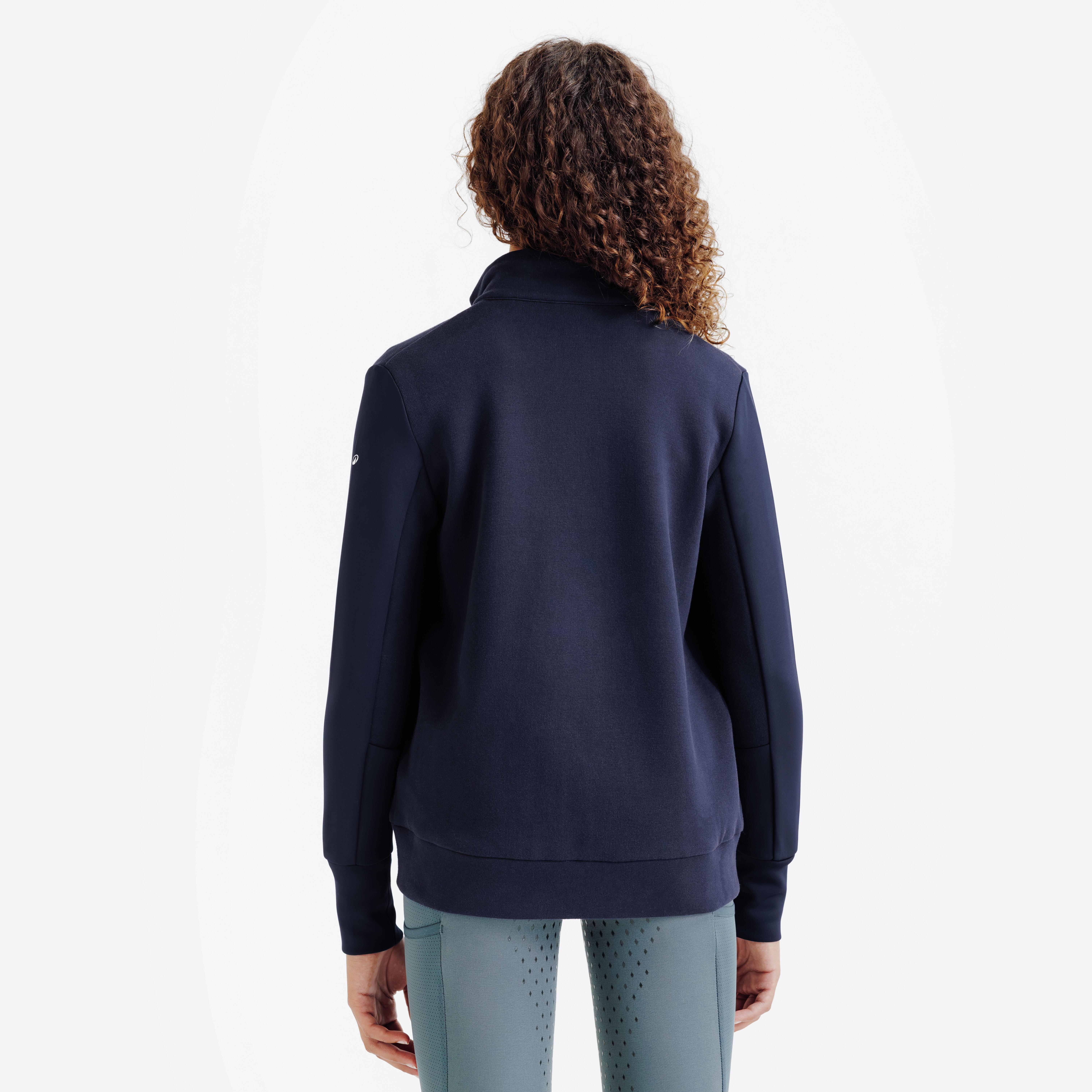 FOUGANZA  Sweatshirt Kinder Reiten - Bewegungsfreiheit 