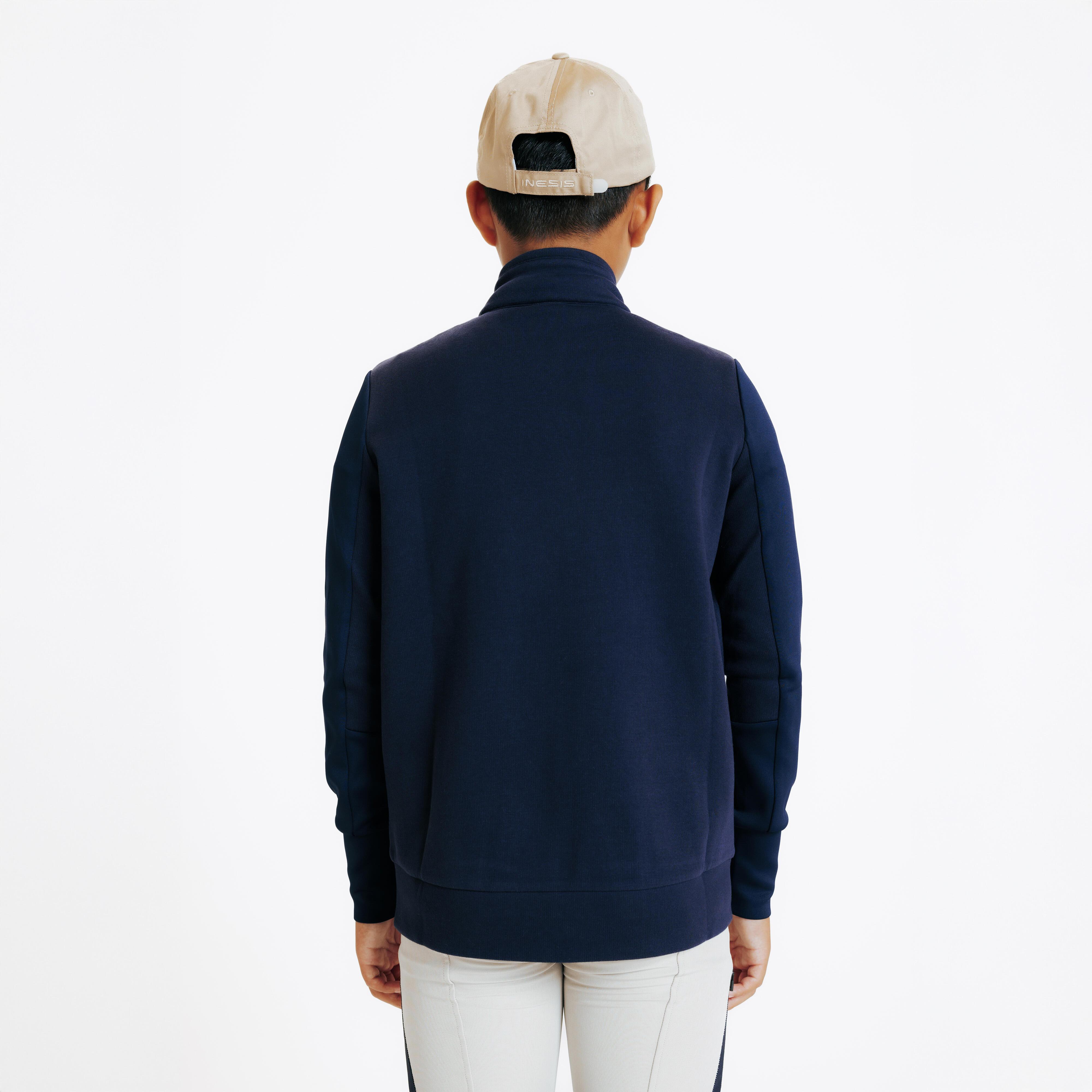 FOUGANZA  Sweatshirt Kinder Reiten - Bewegungsfreiheit 