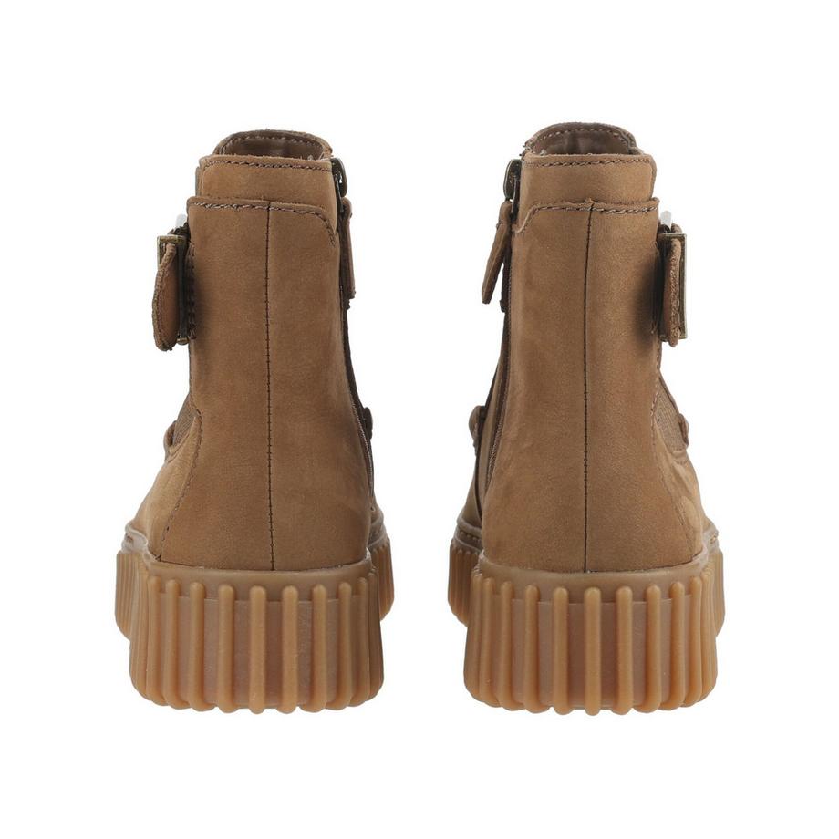 Clarks Stivaletto con cinturino a fibbia e suola profilata  