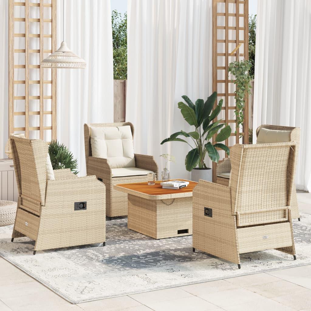 VidaXL Garten-lounge-set poly-rattan  