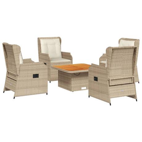 VidaXL Garten-lounge-set poly-rattan  