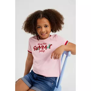 Mädchen-T-Shirt mit Stickerei