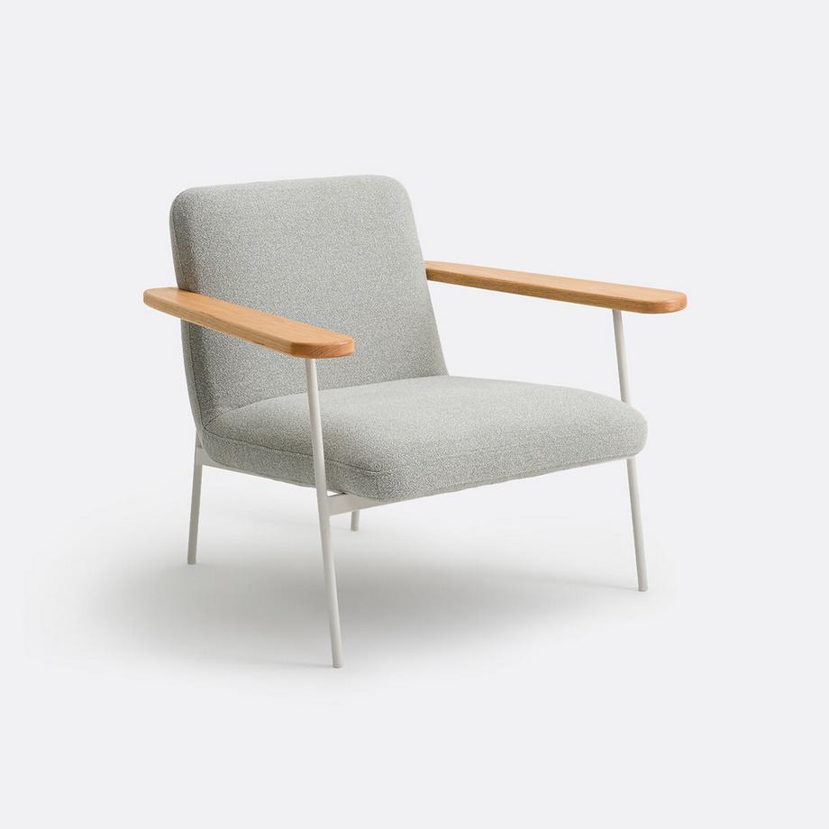 Armlehnsessel aus massiver Eiche