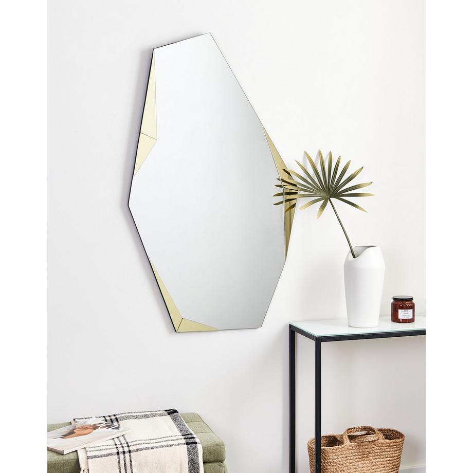 Beliani Wandspiegel aus Glas Modern ARGUEL  