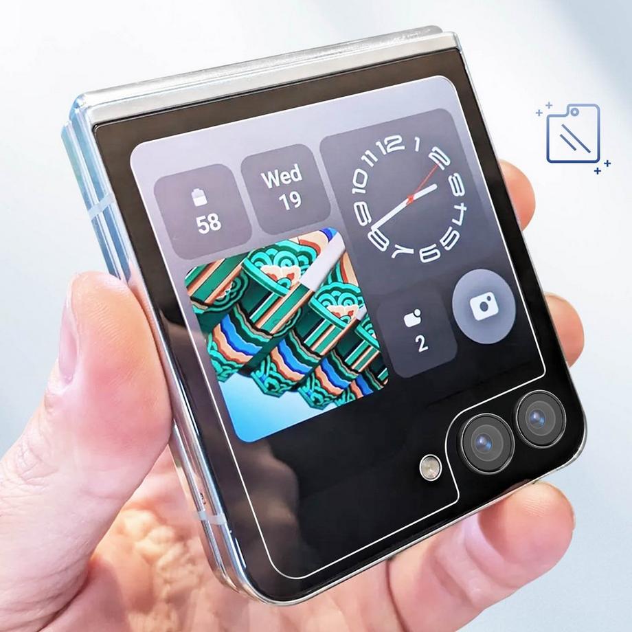 SAMSUNG  2x Film originali Samsung Galaxy Z Flip5 