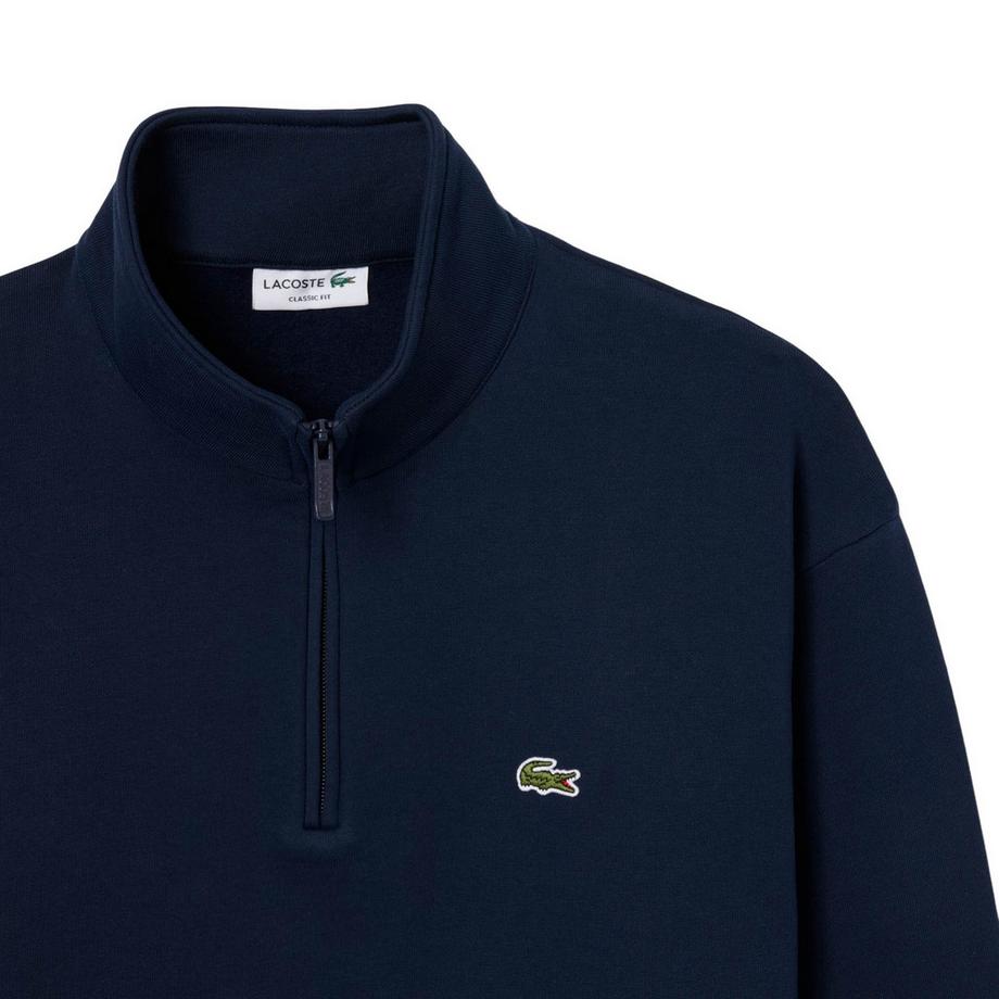 LACOSTE Half-Zip Fleece Sweatshirt  