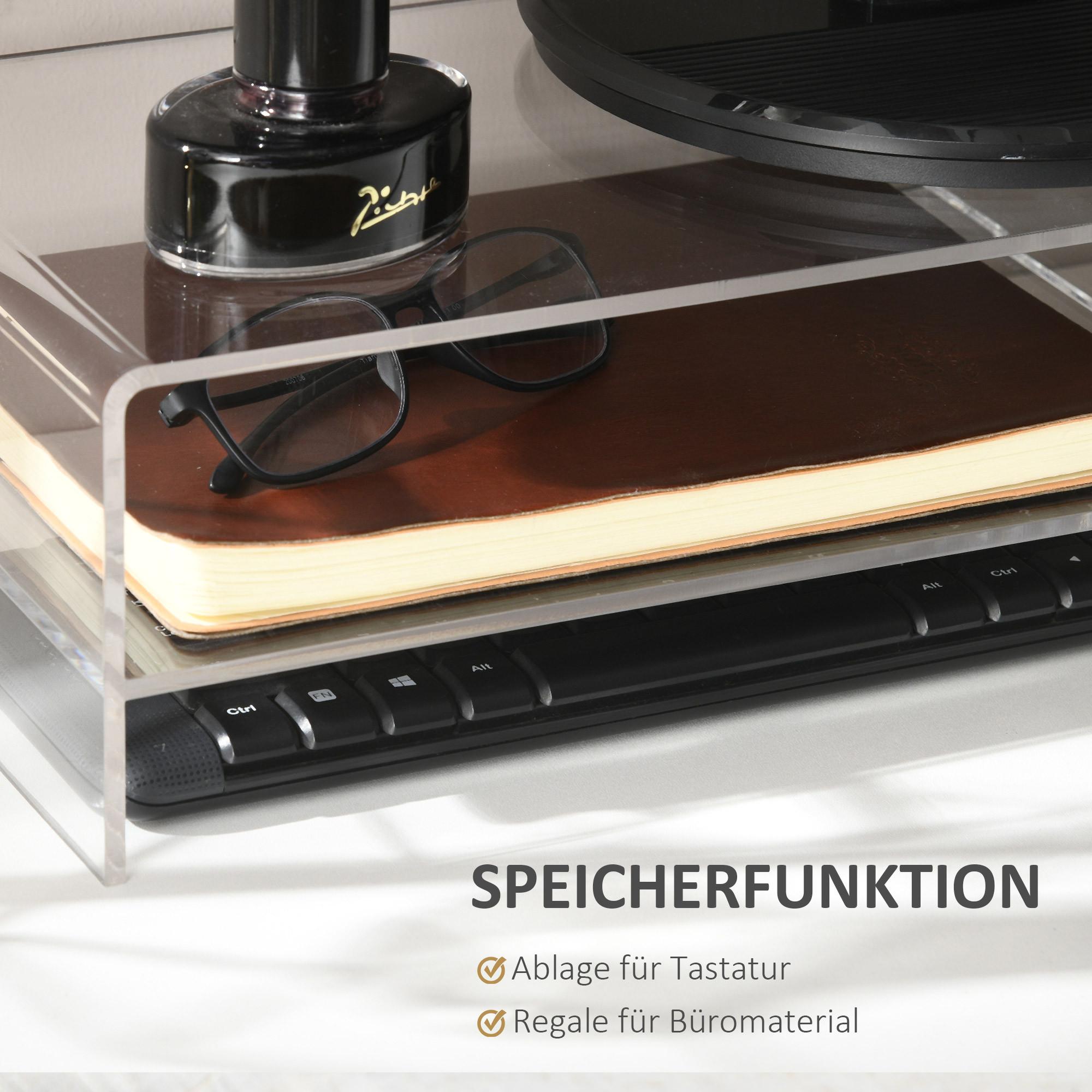 HOMCOM  Support de moniteur 