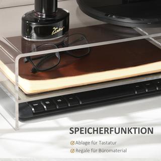 HOMCOM  Support de moniteur 