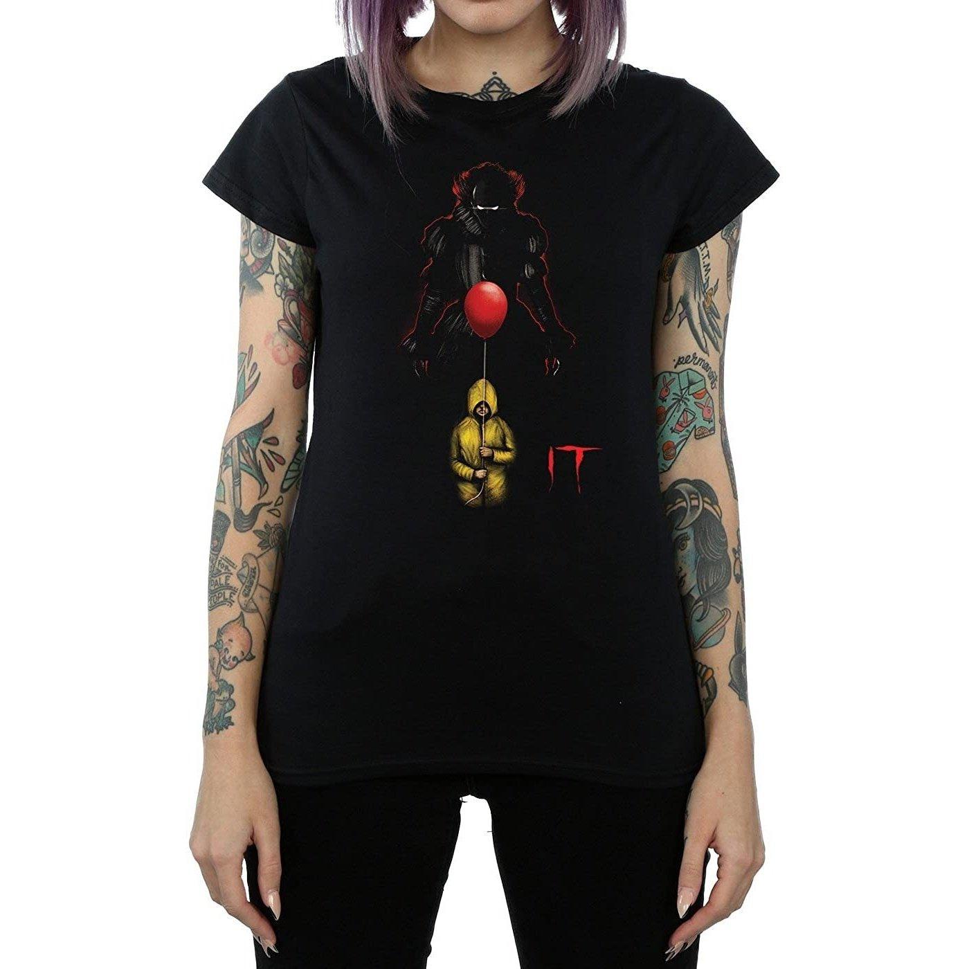It Pennywise und Georgie Grafikdruck T-Shirt  