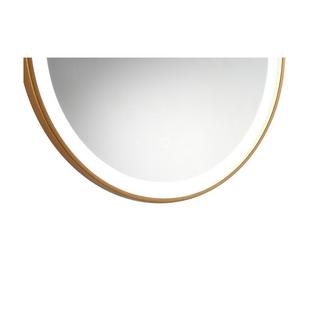 Vente-unique Spiegel mit LEDBeleuchtung NUMEA B H Goldfarben  