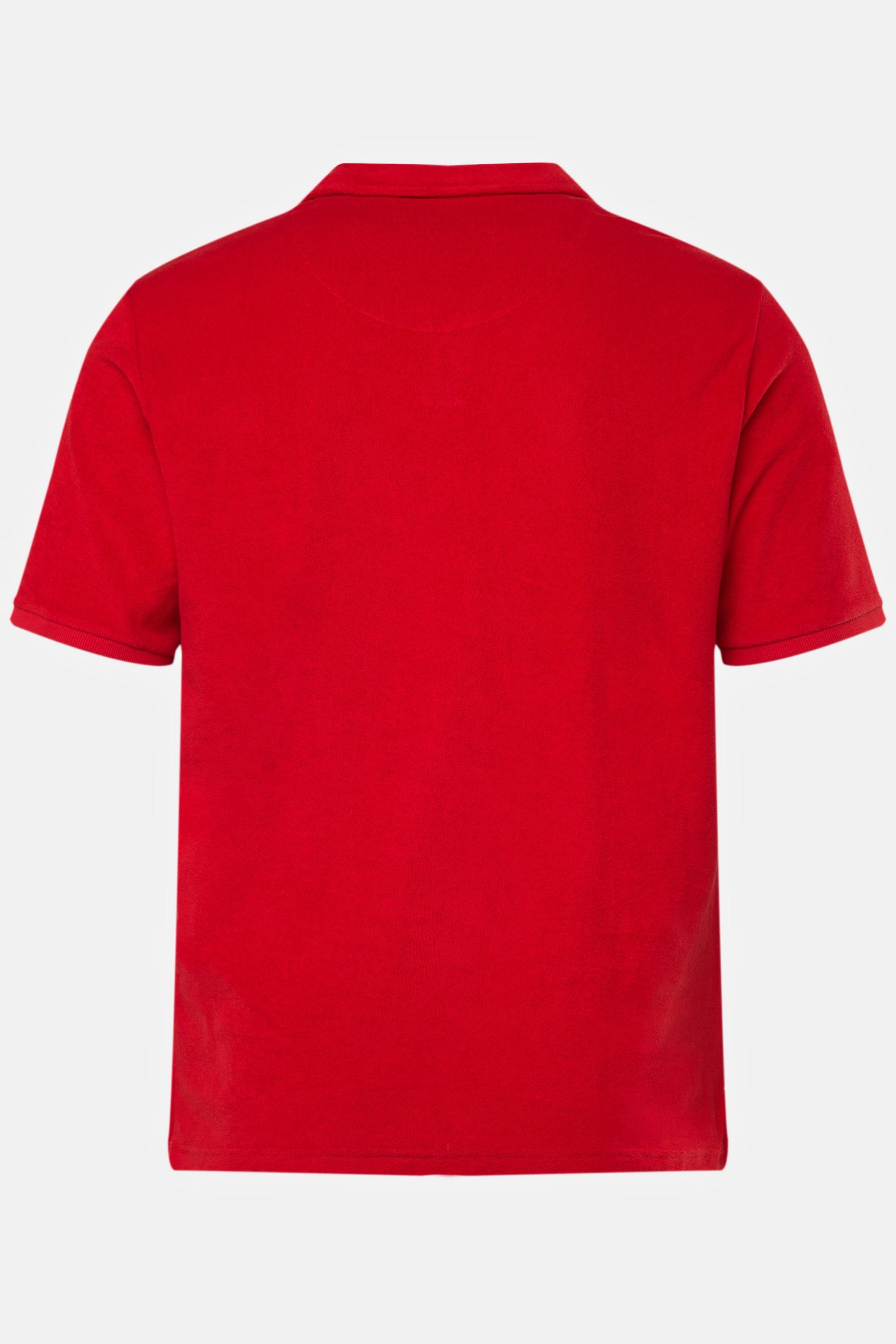 JP1880 Frottee Halbarm Poloshirt Cuba Kragen  