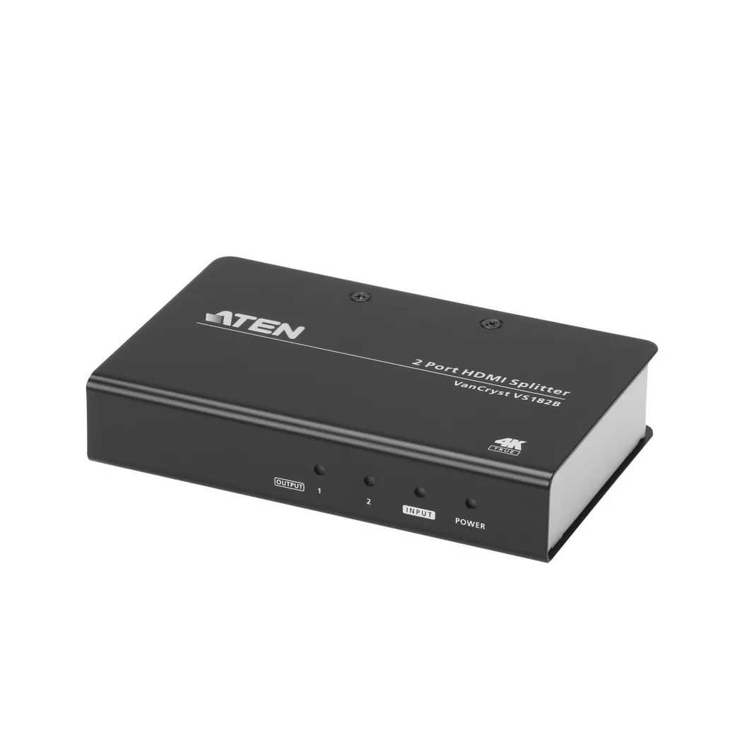 ATEN -  2-Port True 4K HDMI Splitter, Schwarz