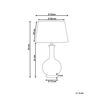 Beliani Lampe à poser en Céramique Moderne NIZAO  