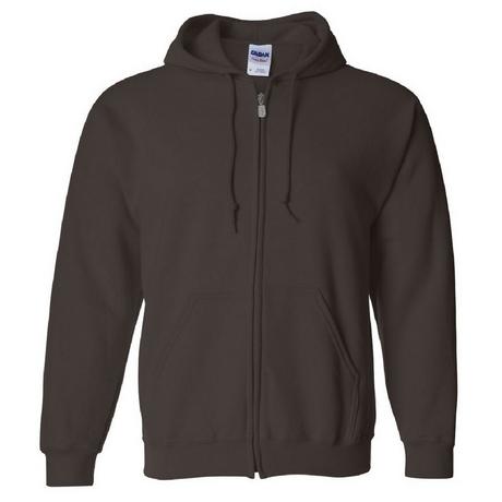 Gildan  Mélange lourd Adulte Plein Zip Sweat à capuche Top 