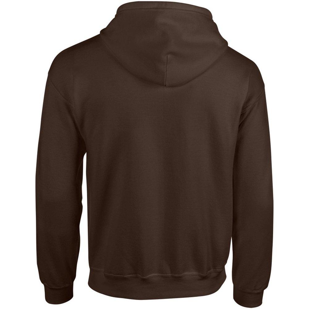 Gildan  Mélange lourd Adulte Plein Zip Sweat à capuche Top 