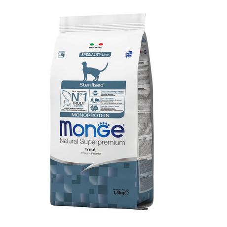 Monge  Katze Monoprotein Sterilisiert Forelle 