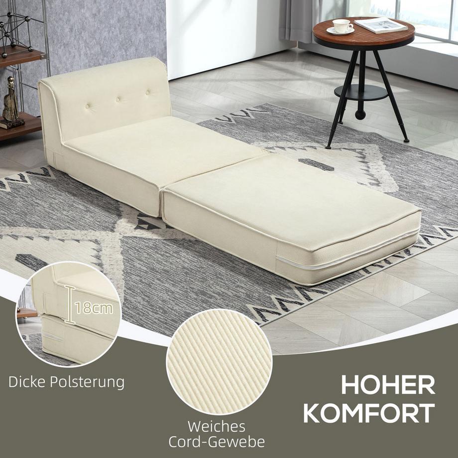 HOMCOM Bodensofa  