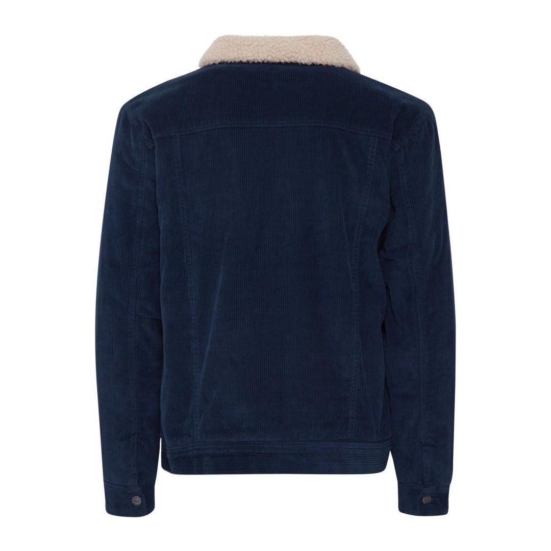 Blend Giacca Outerwear in Velluto a Coste con Collo Sherpa  