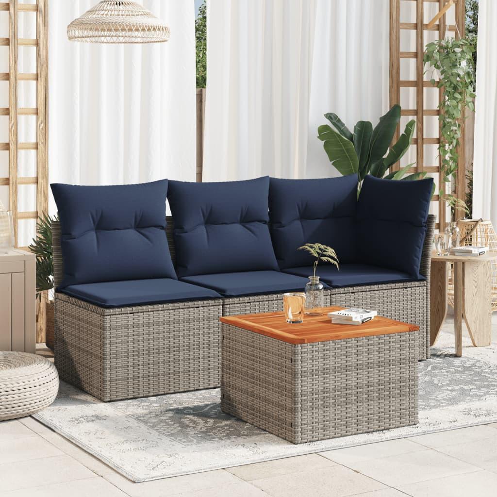 VidaXL Gartentisch poly-rattan  