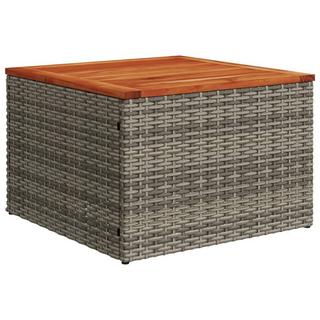 VidaXL Table de jardin rotin synthétique  