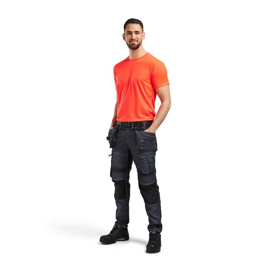 Blaklader T-Shirt Haute Visibilité Col V  