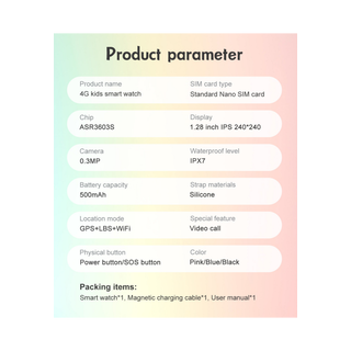 Valdus  Montre intelligente pour enfants D36 Valdus 