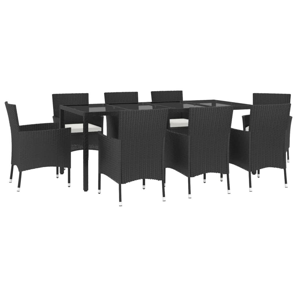 VidaXL set da pranzo da giardino Polirattan  