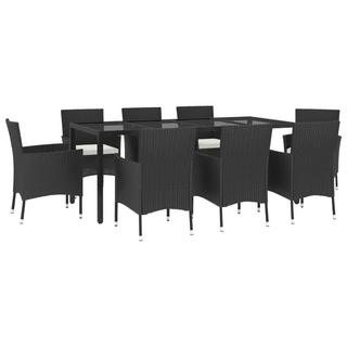 VidaXL set da pranzo da giardino Polirattan  