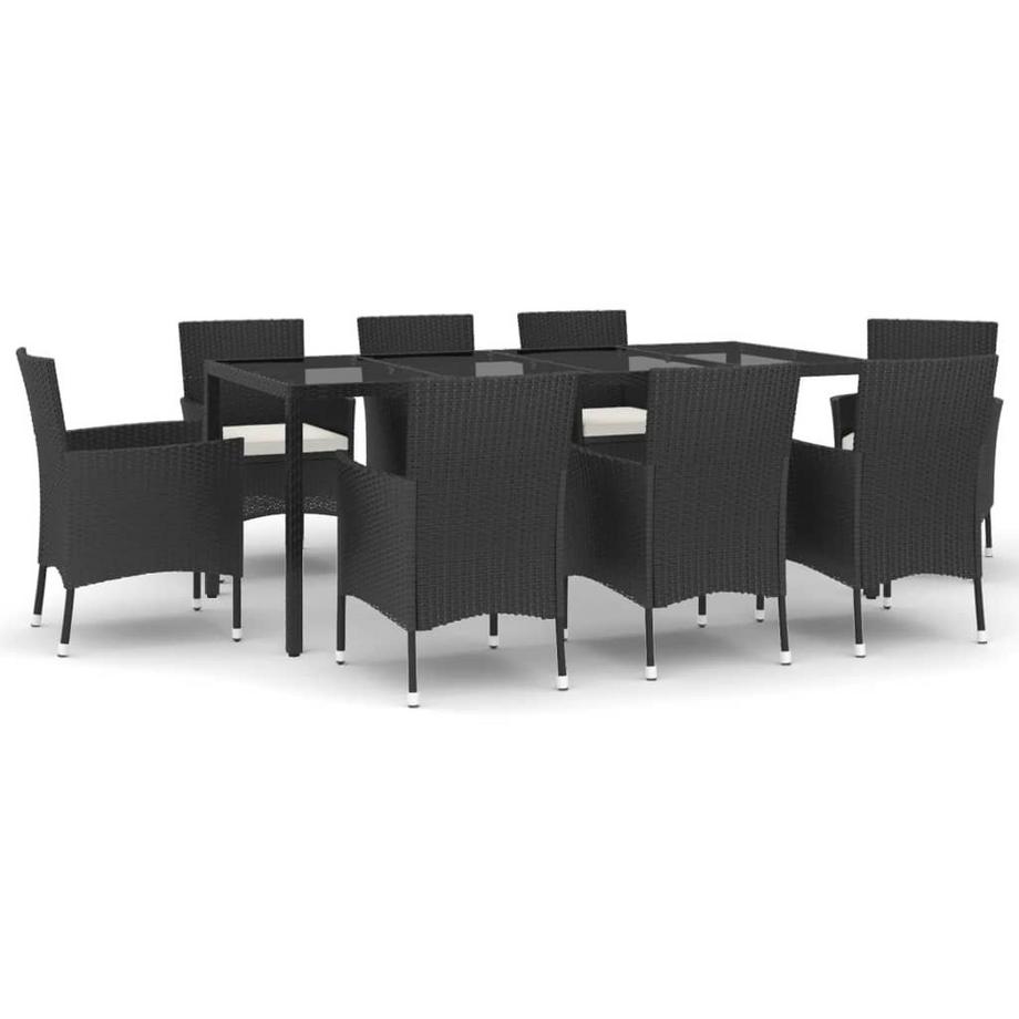 Garten essgruppe poly-rattan