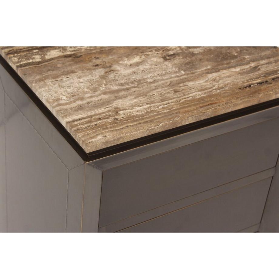 Richmond Interiors Nachttisch Russo brown  