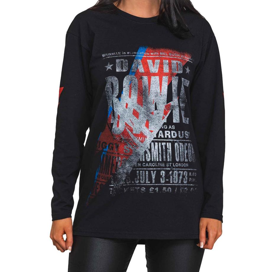 David Bowie Hammersmith Odeon Langarm T-Shirt  