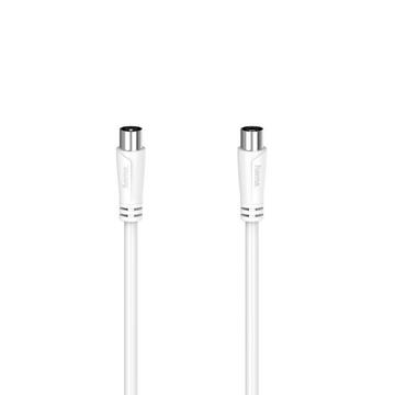 HAMA Câble Antenne 90dB Blanc 15,0m