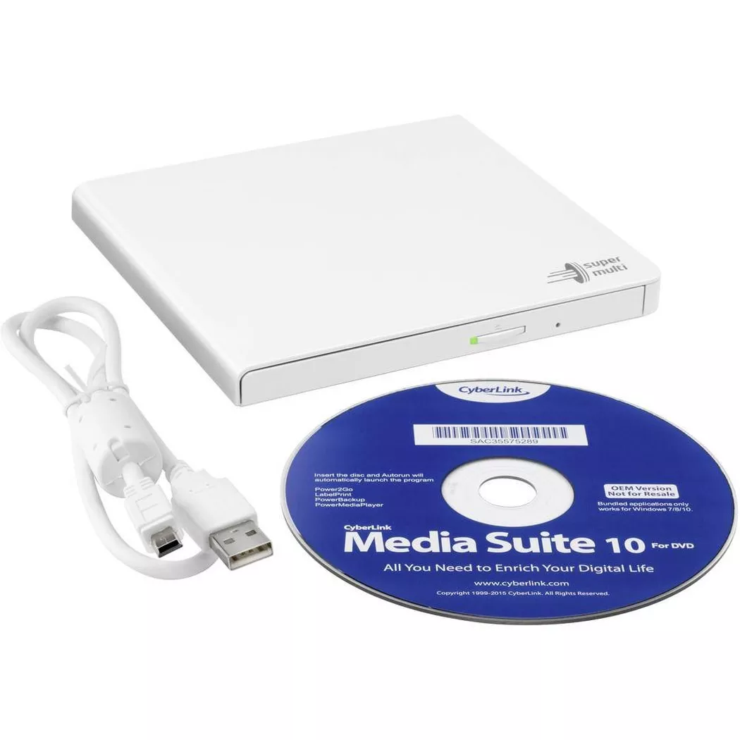 HL Data Storage - DVD-Brenner Extern, Weiss