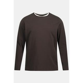 JP1880  Langarmshirt, OEKO-TEX, Doppel-Ausschnitt 