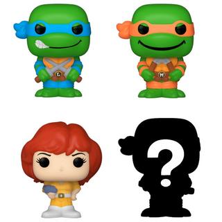 Funko  Bitty Pop! Teenage Mutant Ninja Turtles - Leonardo, Michelangelo, April O'Neil und Mystery 