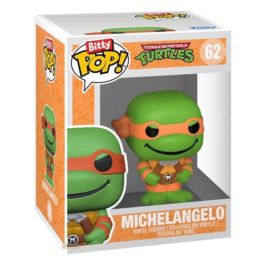 Funko  Bitty Pop! Teenage Mutant Ninja Turtles - Leonardo, Michelangelo, April O'Neil und Mystery 
