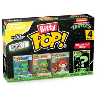 Funko  Bitty Pop! Teenage Mutant Ninja Turtles - Leonardo, Michelangelo, April O'Neil und Mystery 