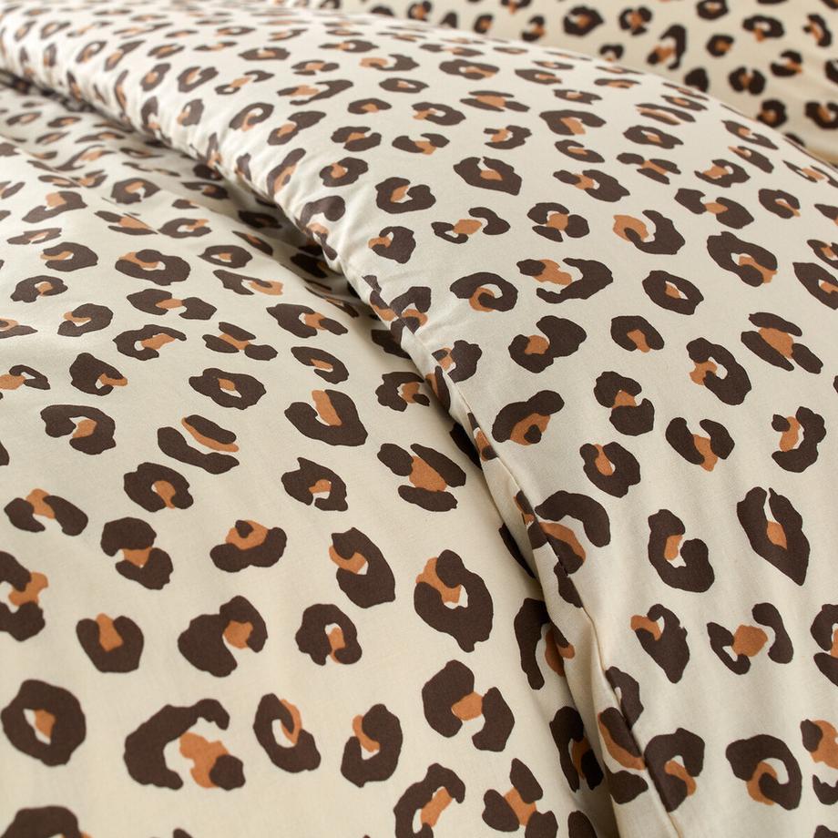La Redoute Intérieurs Parure de lit enfant imprimé léopard coton  